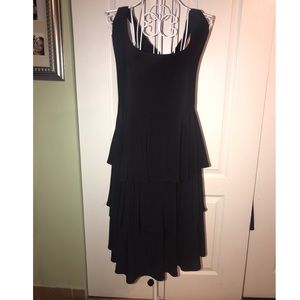 Tiana B. Tiered swing dress